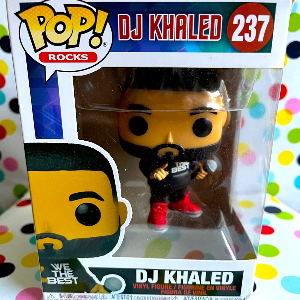Dj Khaled with microphone Funko Pop